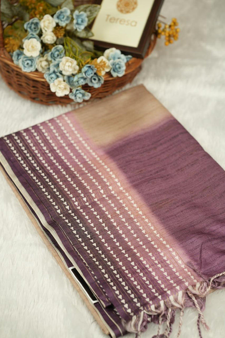 Semi Tussar Saree TSA5188