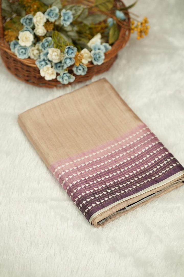 Semi Tussar Saree TSA5188