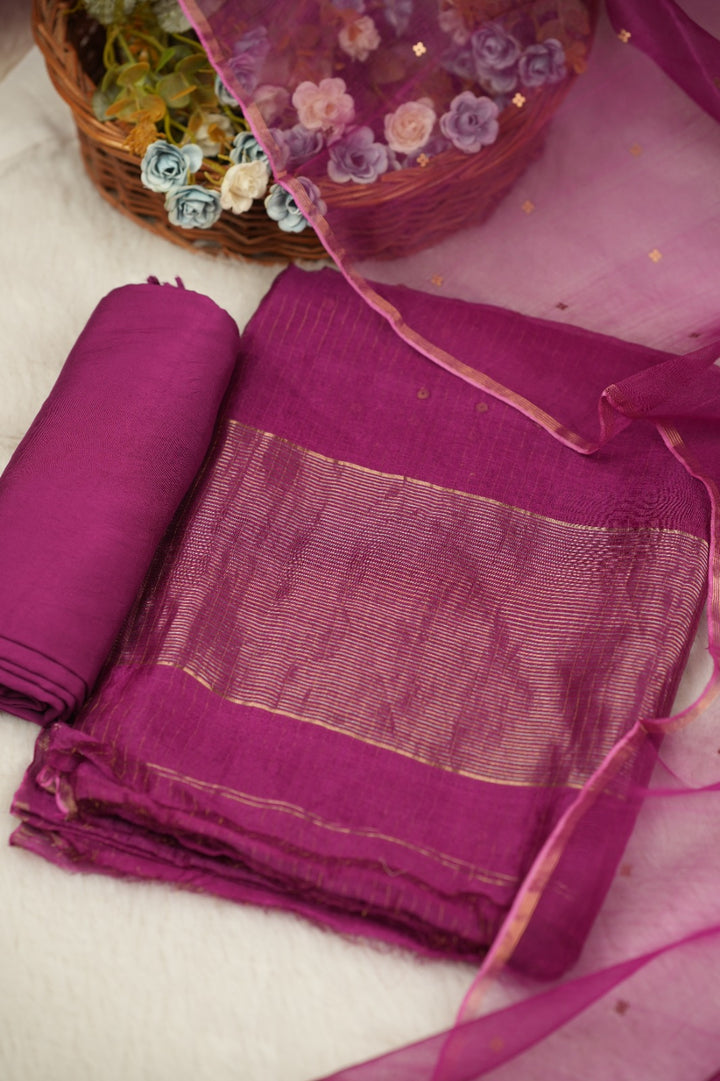Tussar Organza Salwar TSS0796