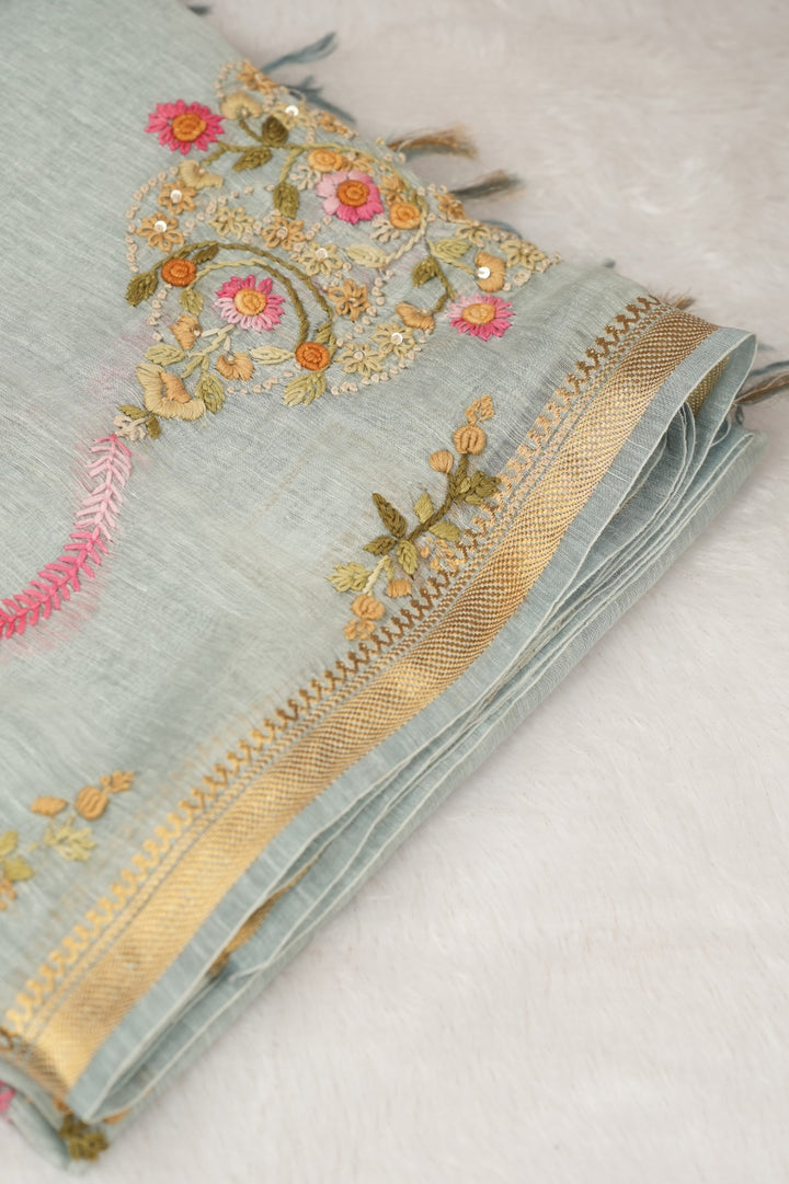 Linen Saree TSA5210