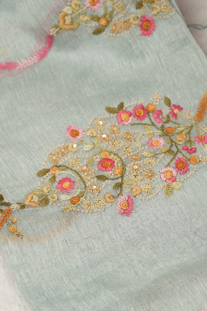 Linen Saree TSA5210