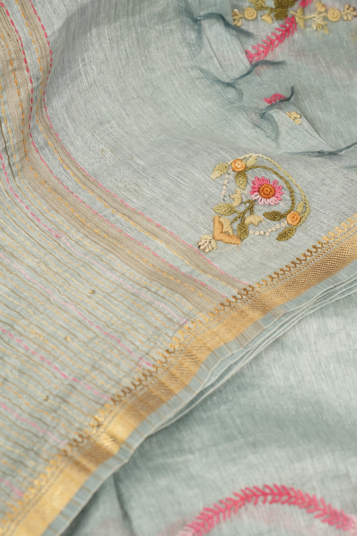 Linen Saree TSA5210