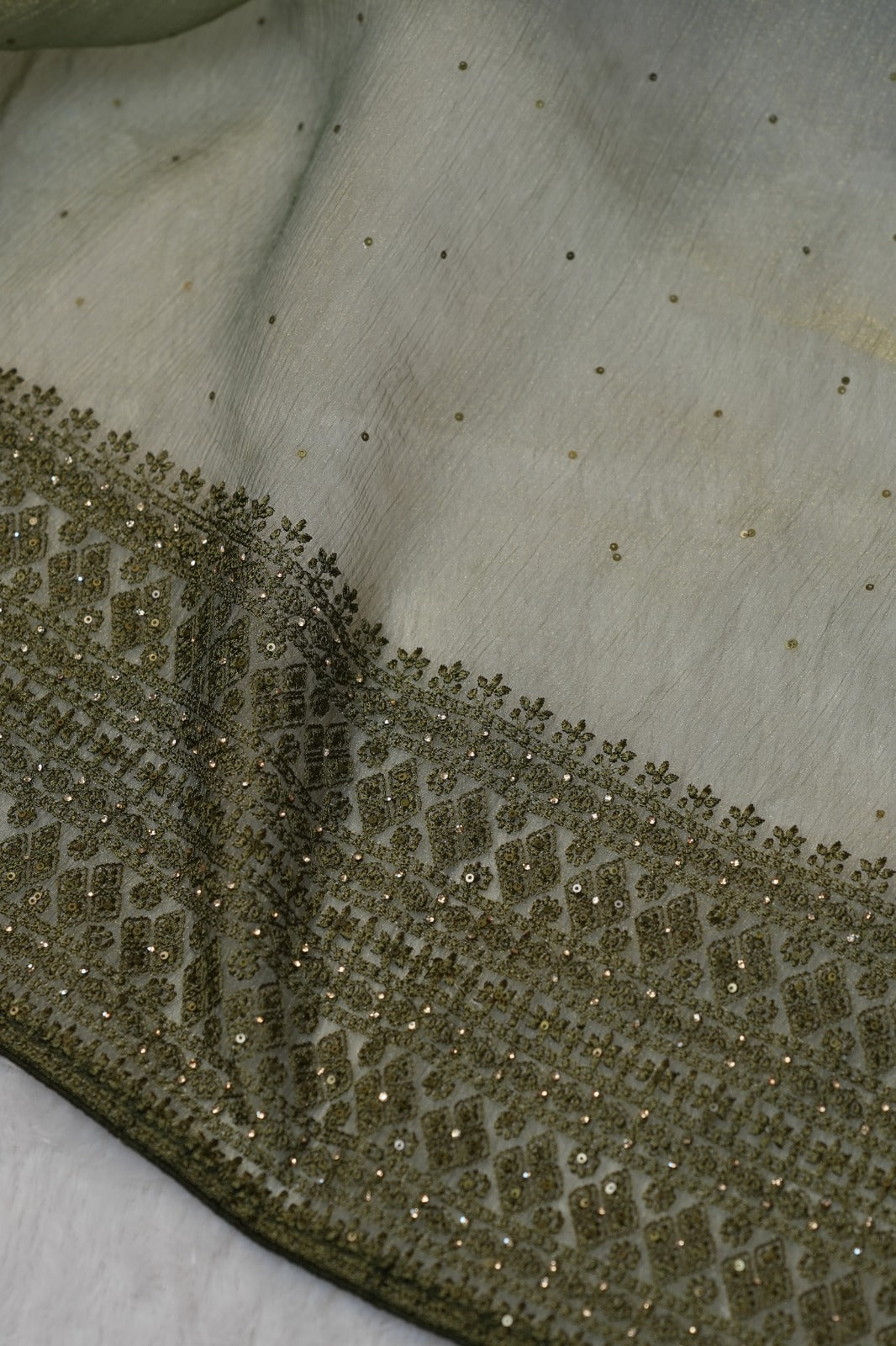 Crushed Tissue Saree TSA5222