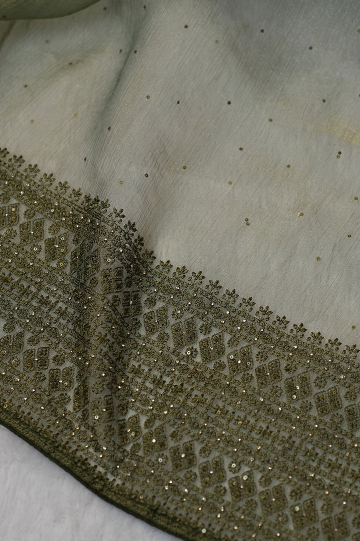 Crushed Tissue Saree TSA5222