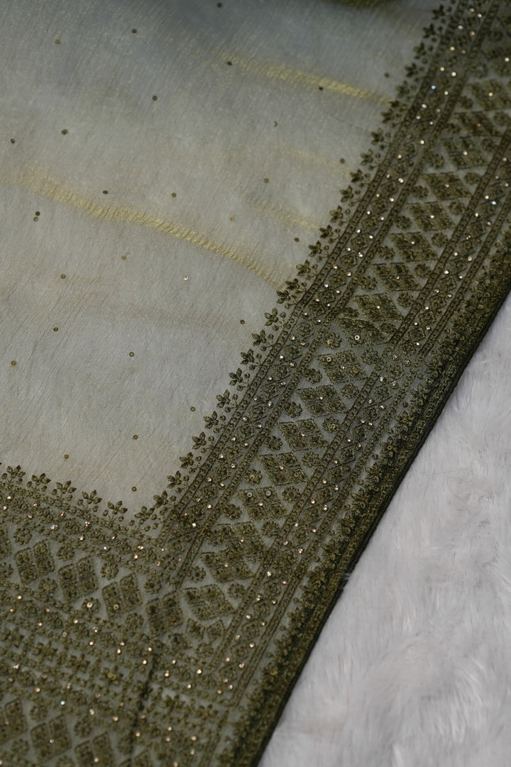 Crushed Tissue Saree TSA5222
