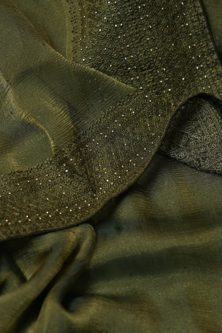 Crushed Tissue Saree TSA5222