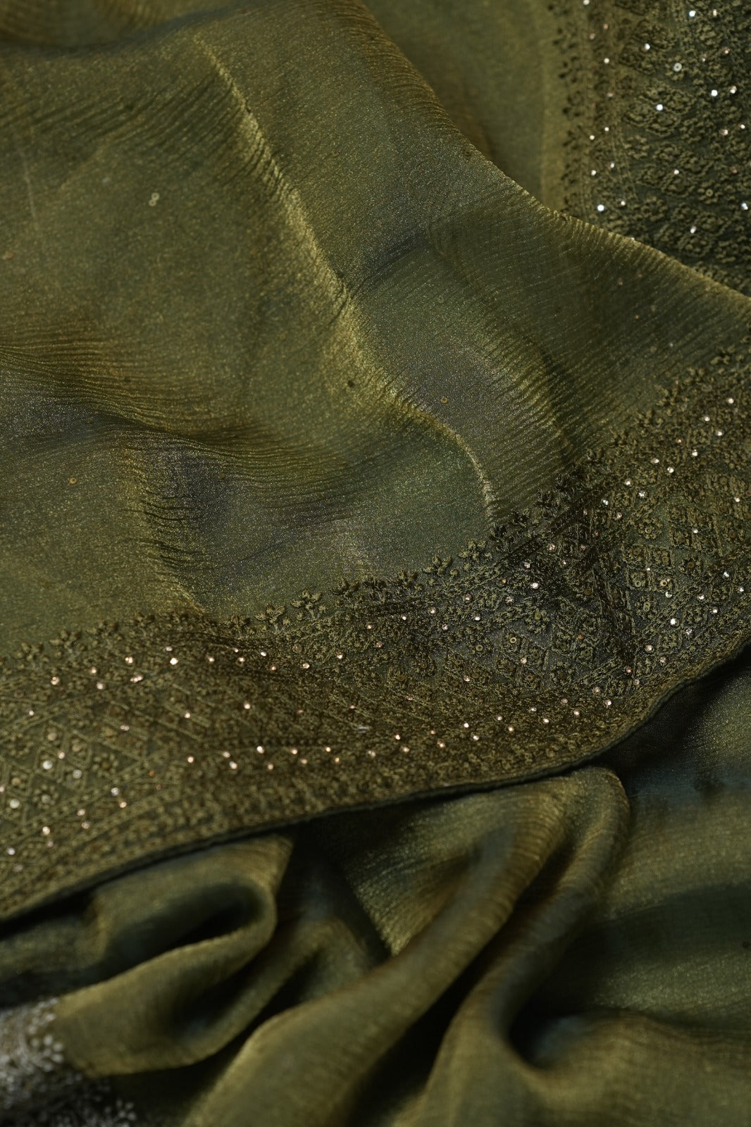 Crushed Tissue Saree TSA5222