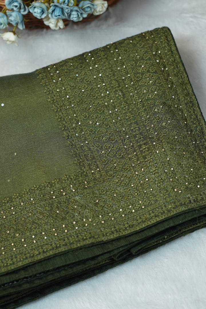 Crushed Tissue Saree TSA5222