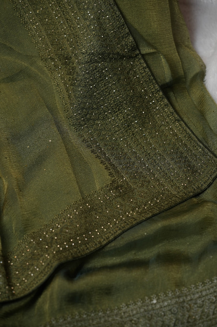 Crushed Tissue Saree TSA5222