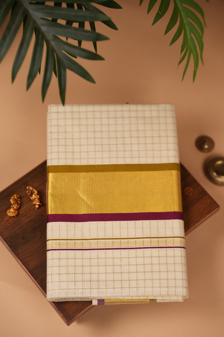 Kerala Tissue Cotton Saree TSA05229