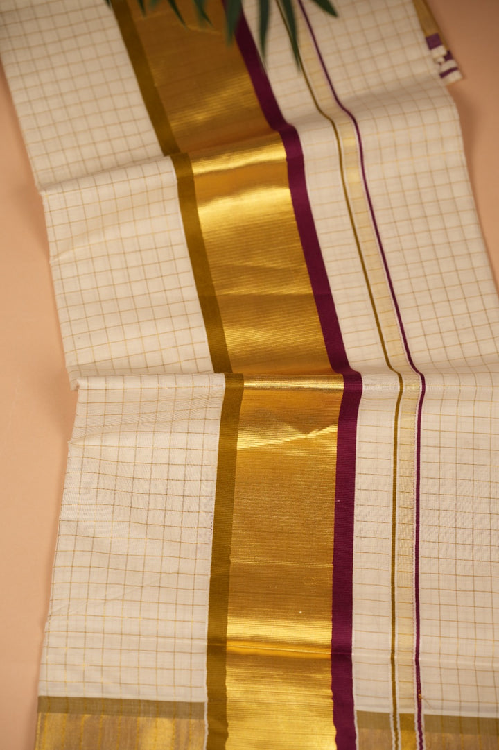 Kerala Tissue Cotton Saree TSA05229