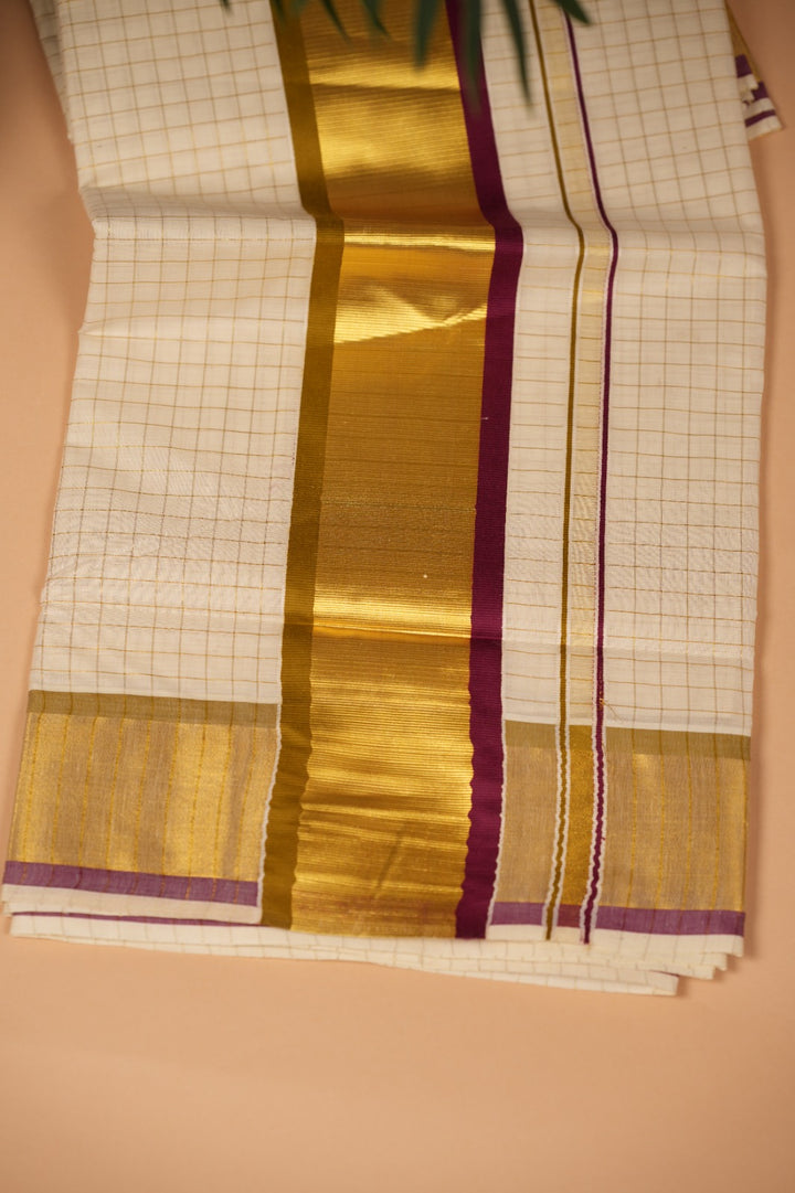 Kerala Tissue Cotton Saree TSA05229