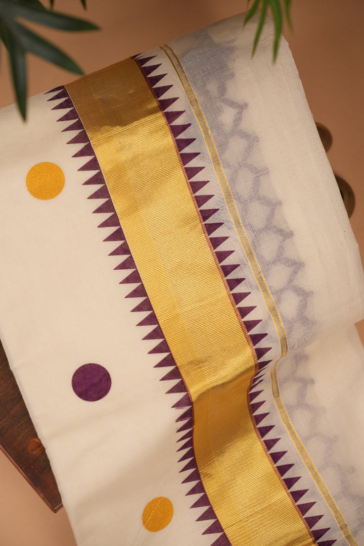 Kerala Tissue Cotton Saree TSA05229