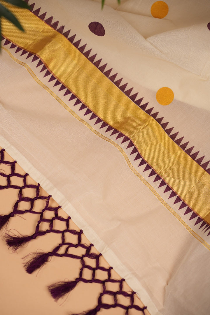 Kerala Tissue Cotton Saree TSA05229