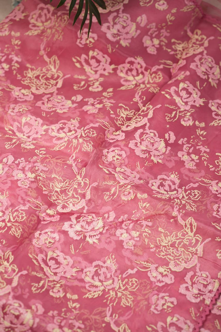 Glass Organza Saree TSA05231