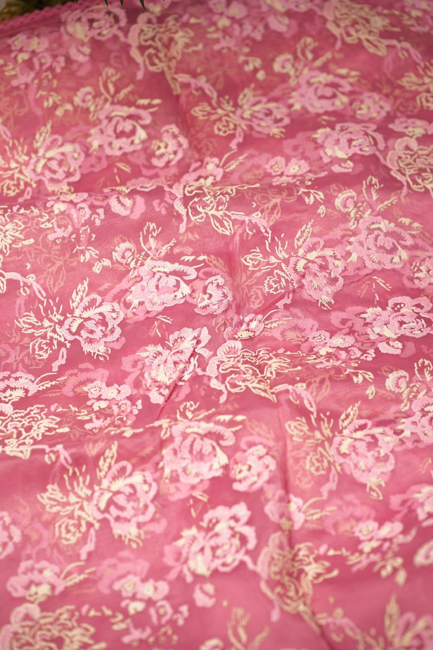 Glass Organza Saree TSA05231