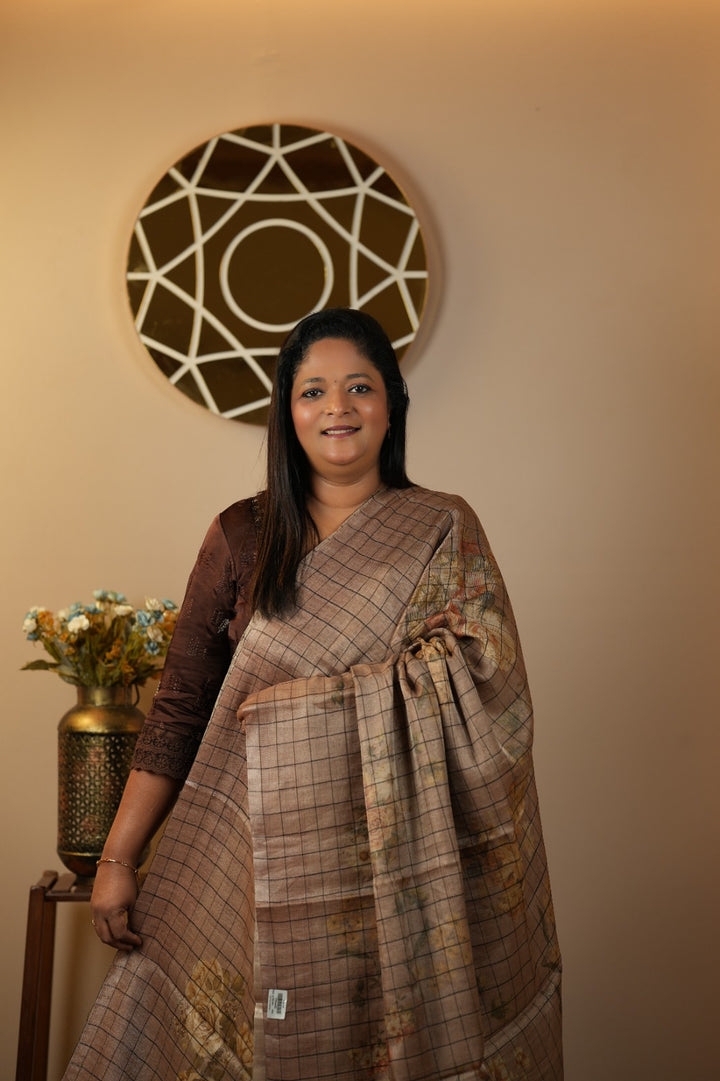 Tissue Tussar Saree TSA5236
