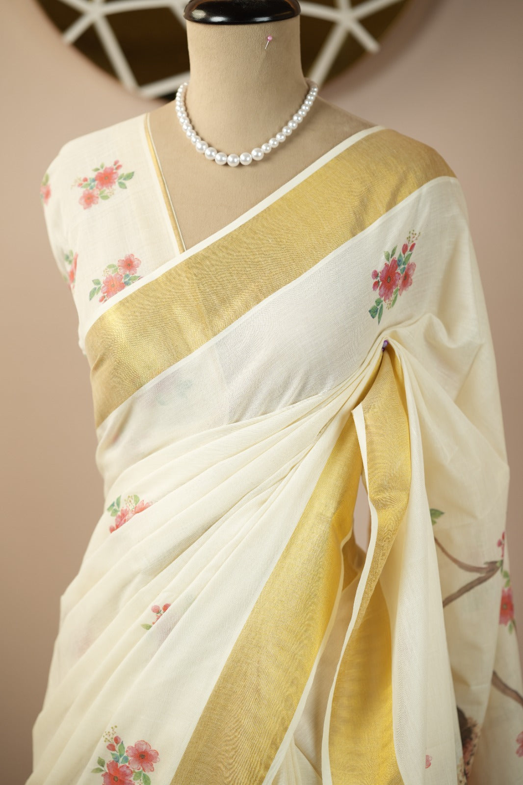 Onam Digital Print Saree TPS003