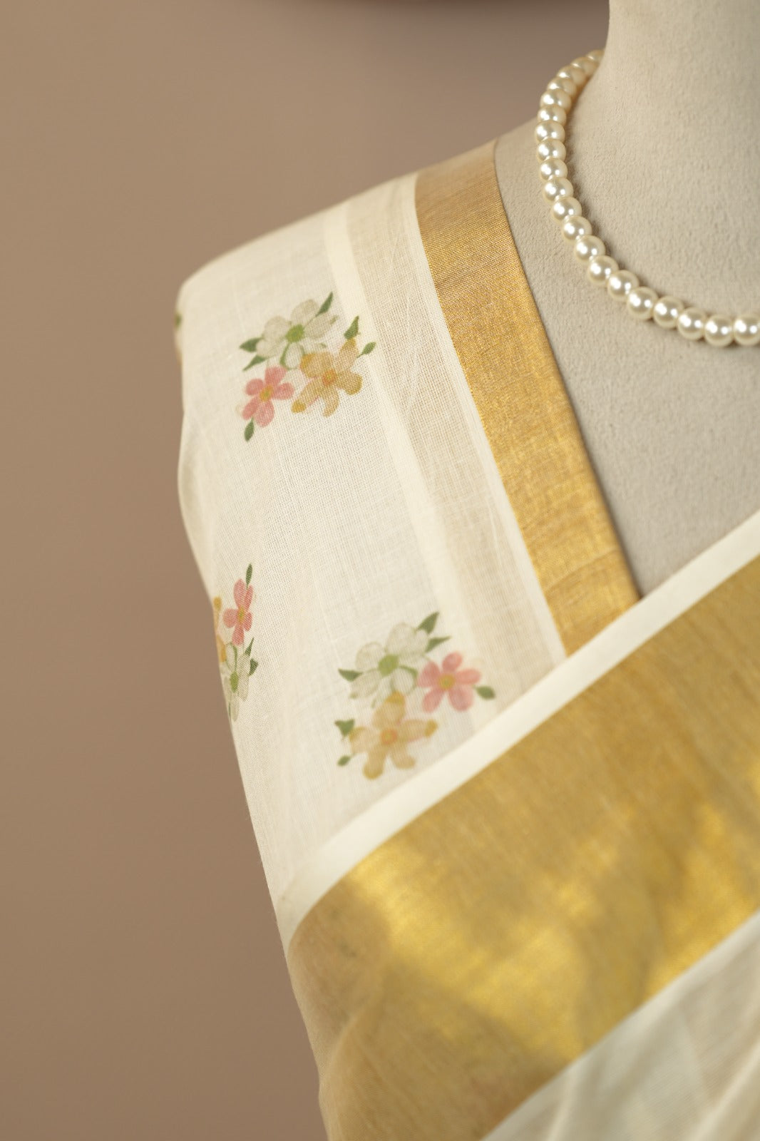 Onam Digital Print Saree TPS004