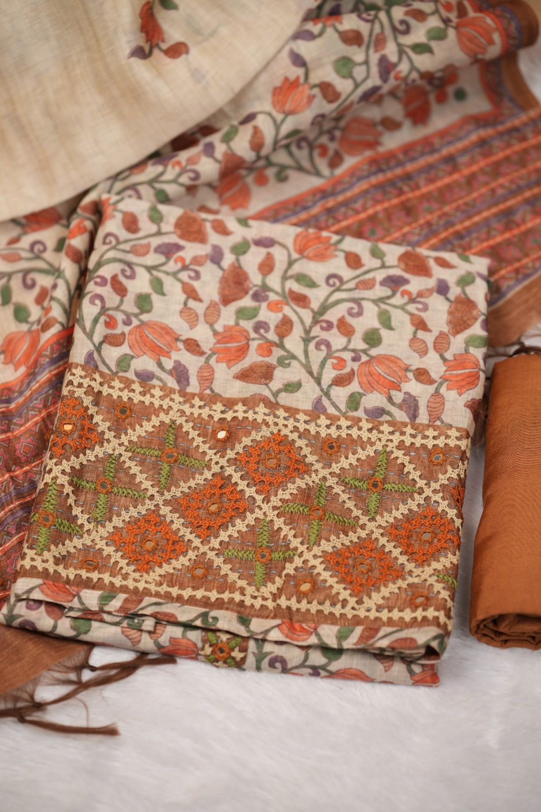 Semi Chanderi Salwar TSS5238