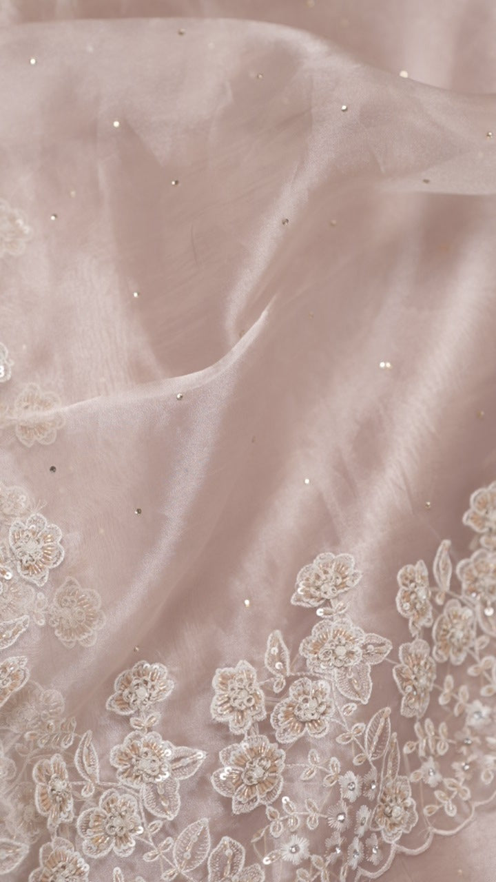Glass Organza Saree TSA5261
