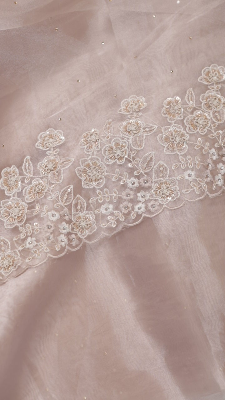 Glass Organza Saree TSA5261