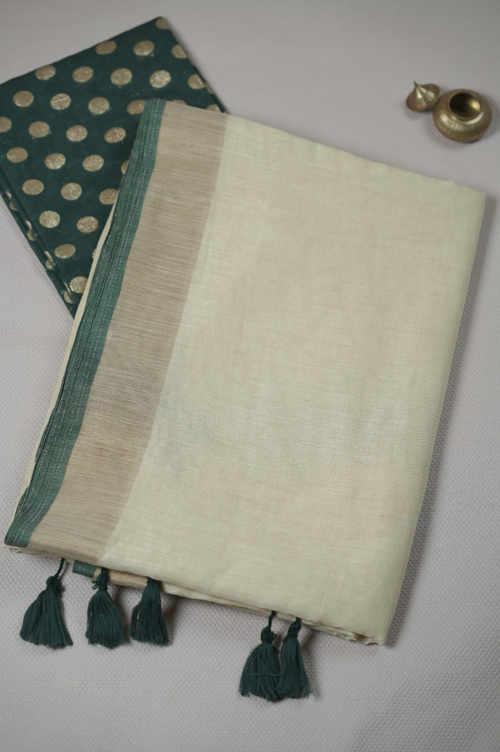 Linen Tissue Saree TSA5263
