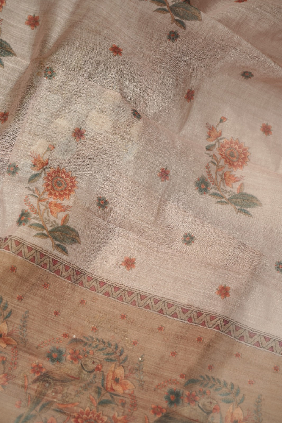 Semi Chanderi Salwar TSS0849