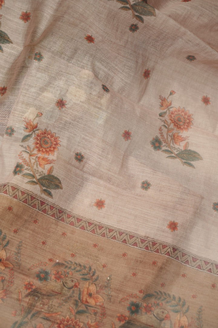 Semi Chanderi Salwar TSS0849