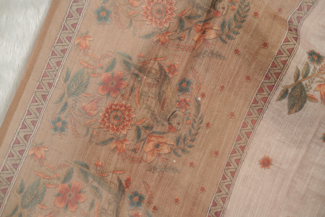 Semi Chanderi Salwar TSS0849