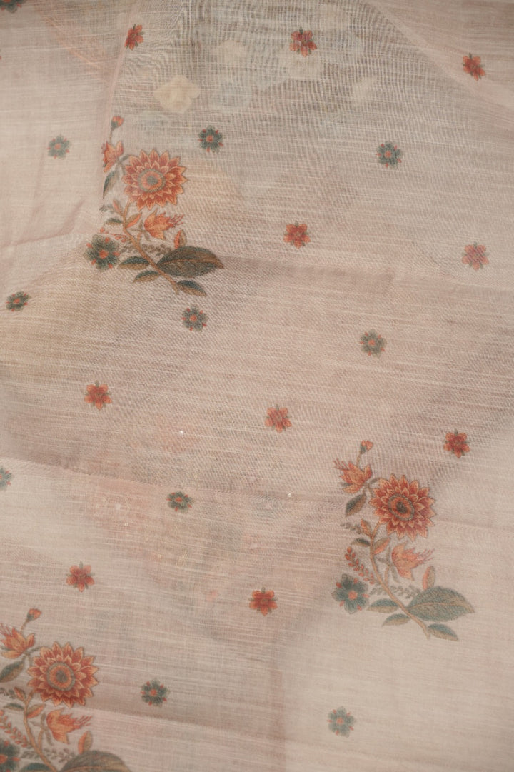 Semi Chanderi Salwar TSS0849