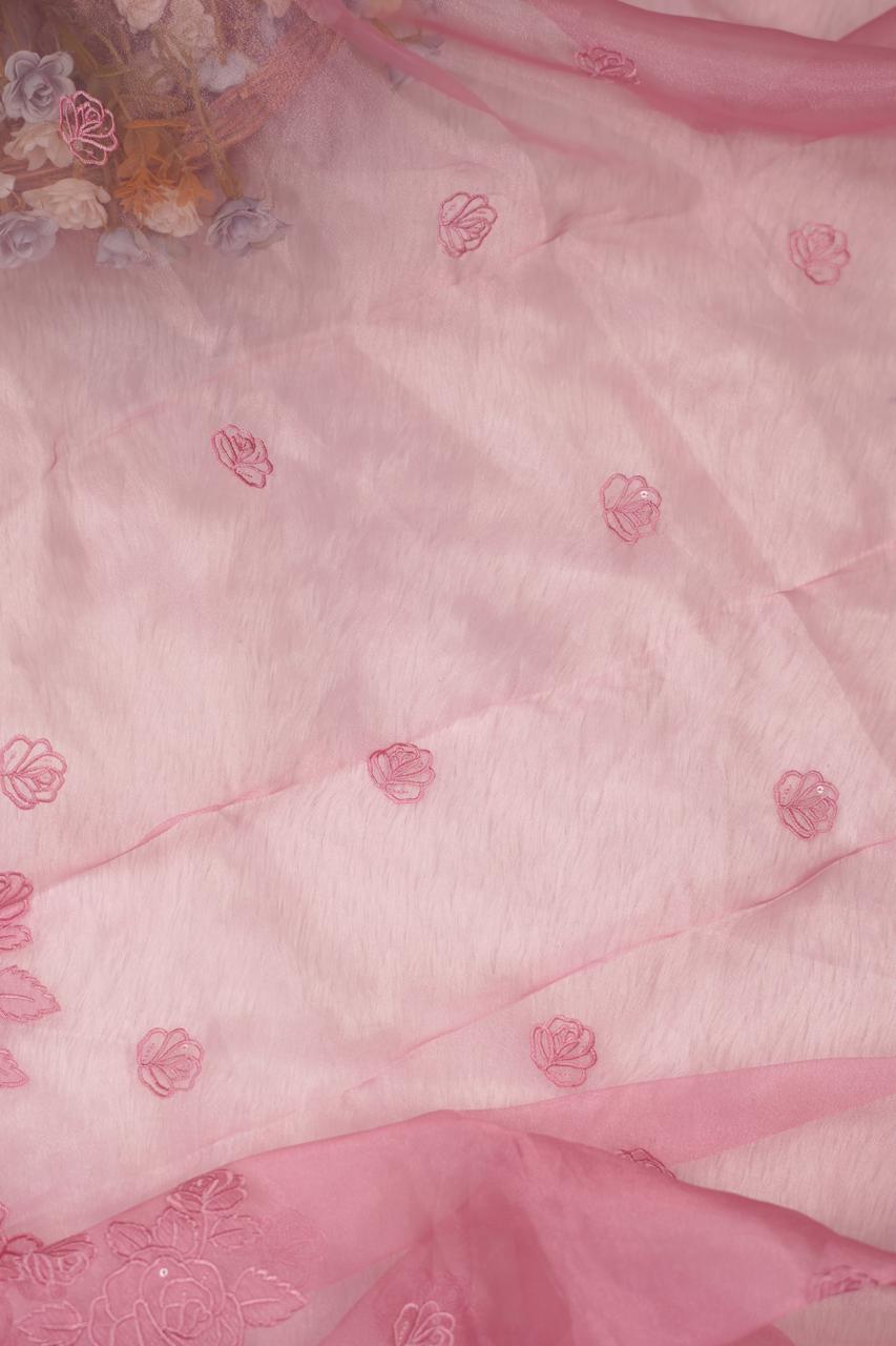 Glass Organza Salwar  TSS5300