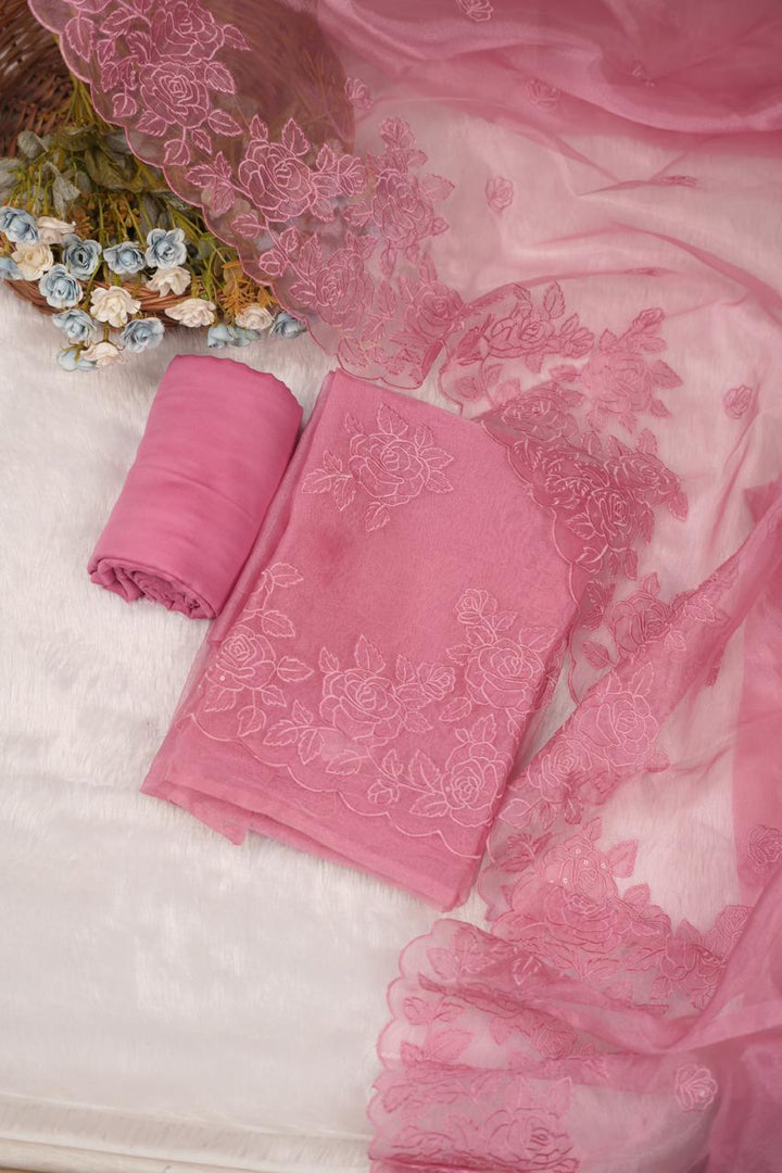 Glass Organza Salwar  TSS5300
