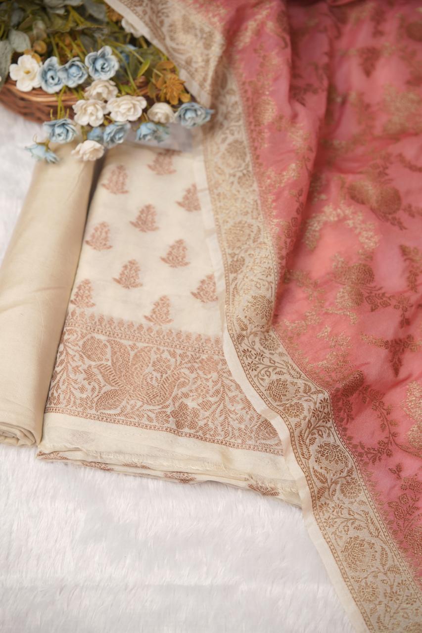 Semi Banarasi Salwar TSS5306