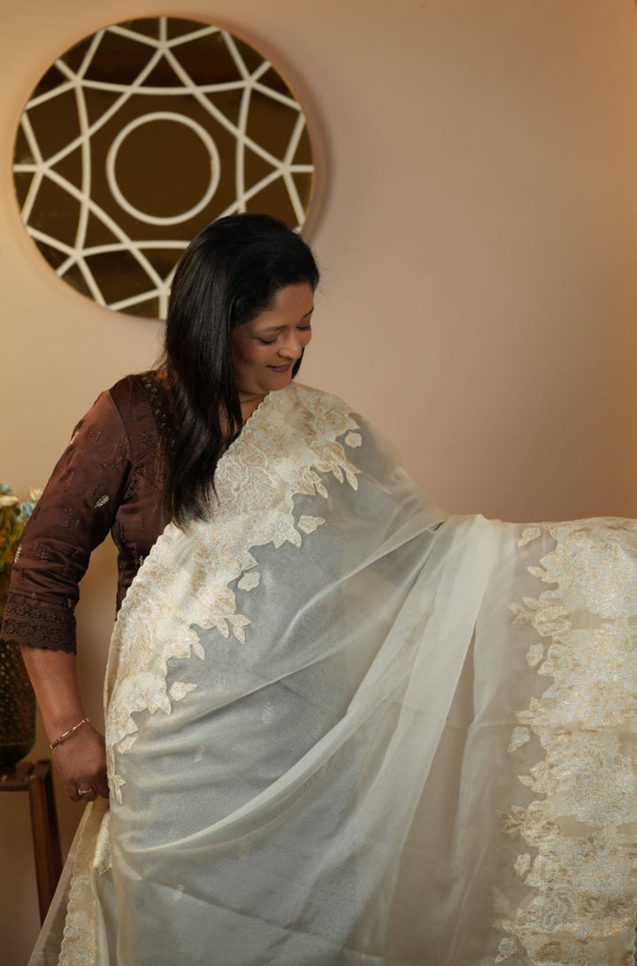 Turkish Organza Saree TSA5311