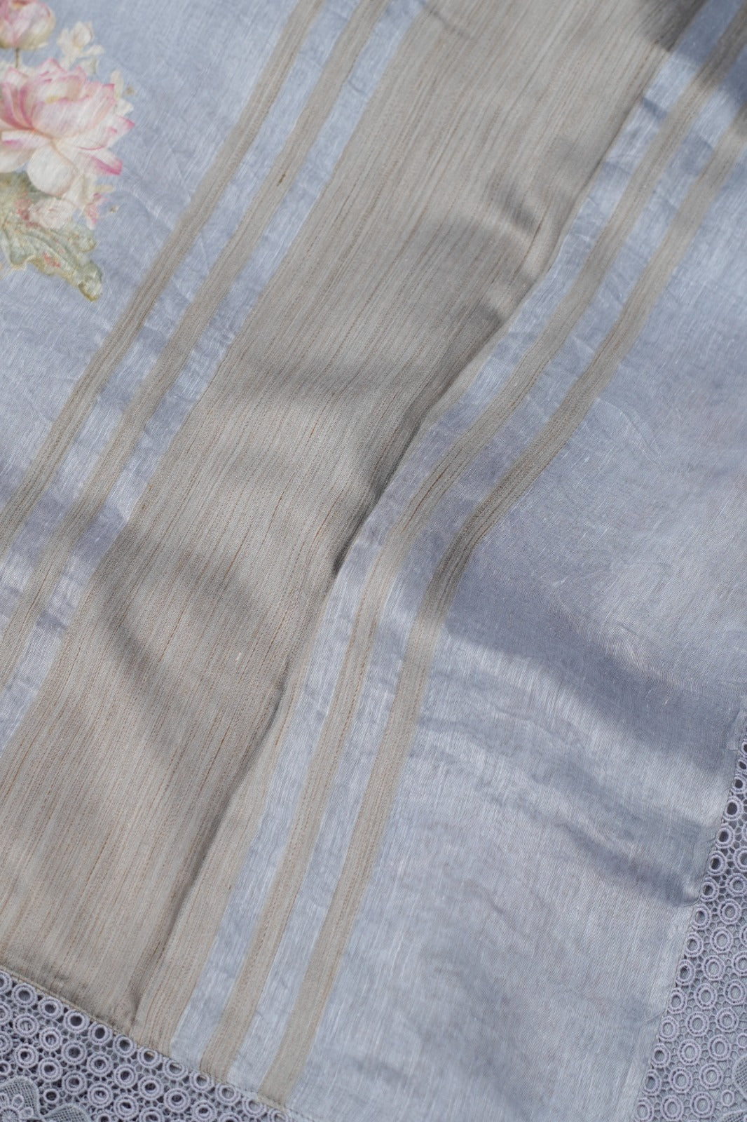 Silk Linen Saree TSA5317