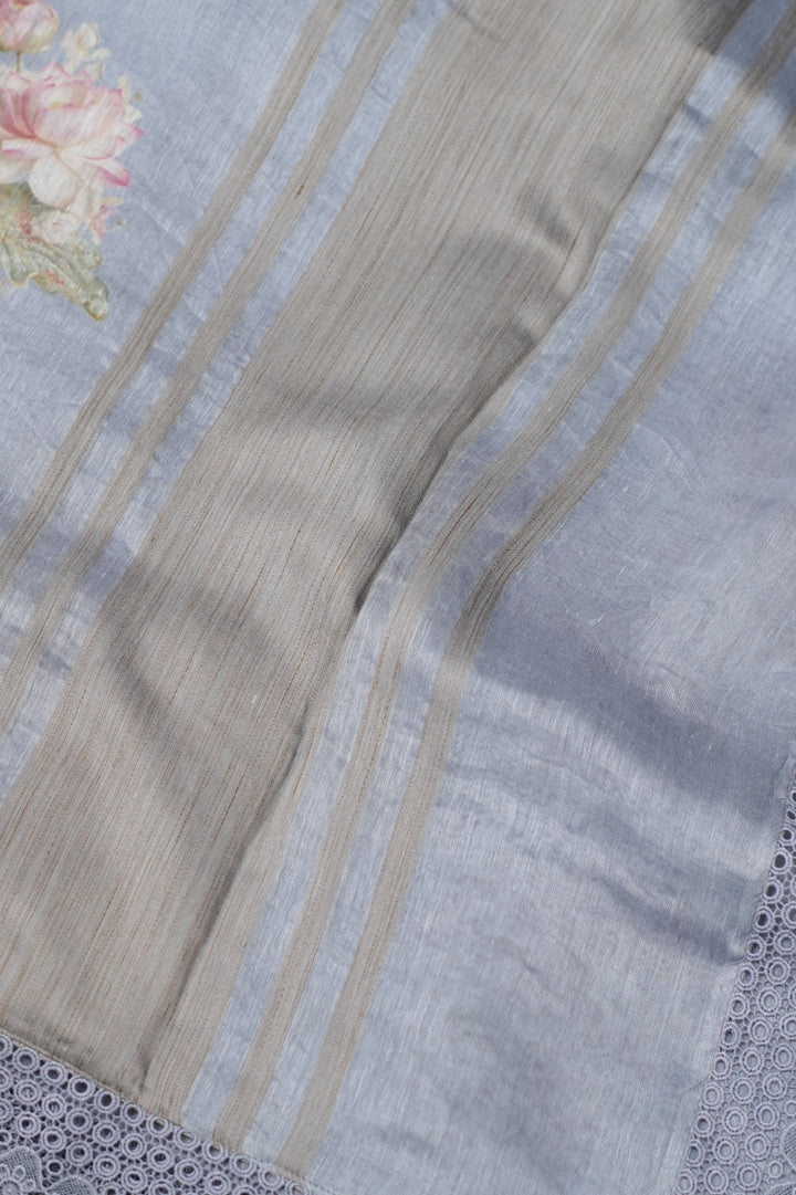 Silk Linen Saree TSA5317