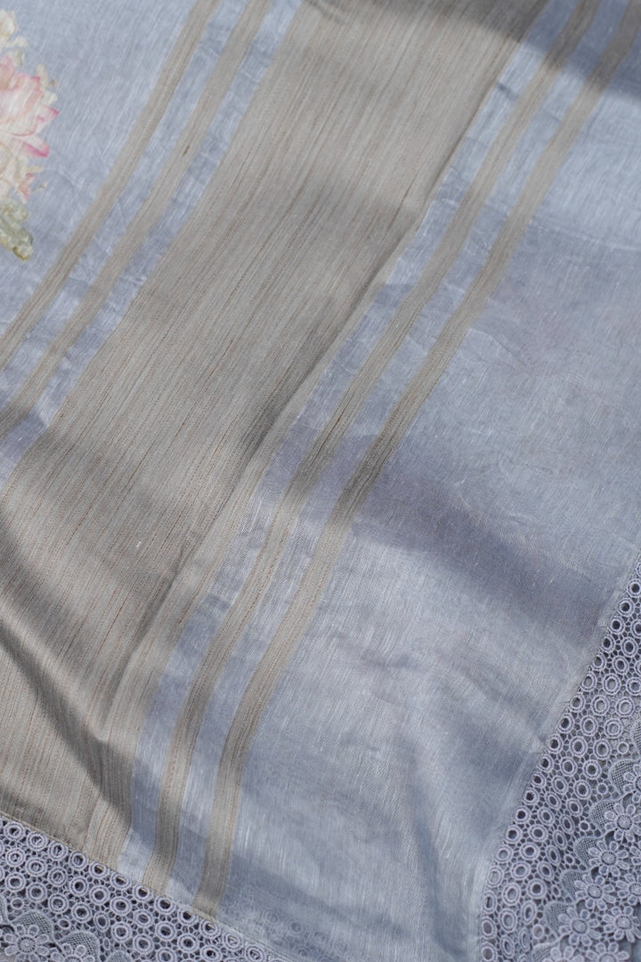 Silk Linen Saree TSA5317