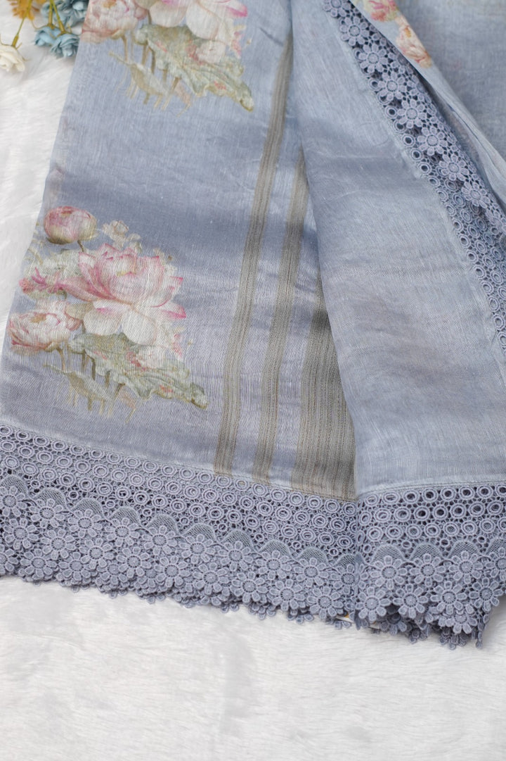 Silk Linen Saree TSA5317