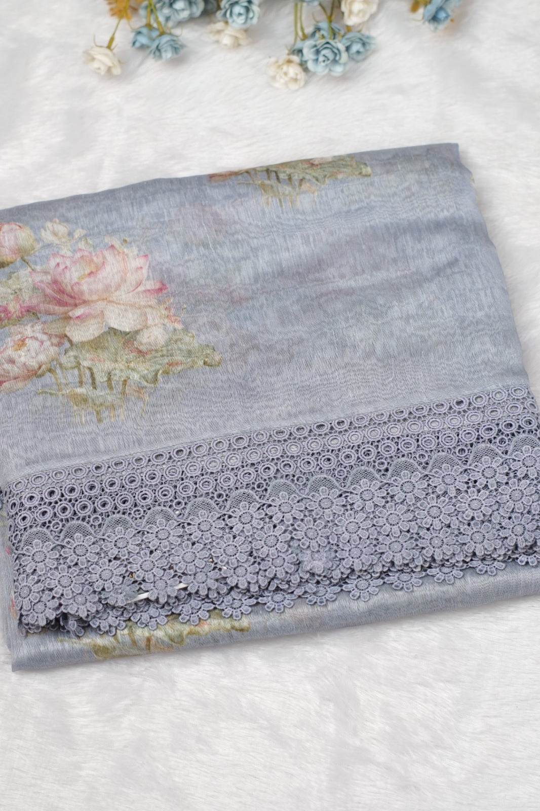 Silk Linen Saree TSA5317