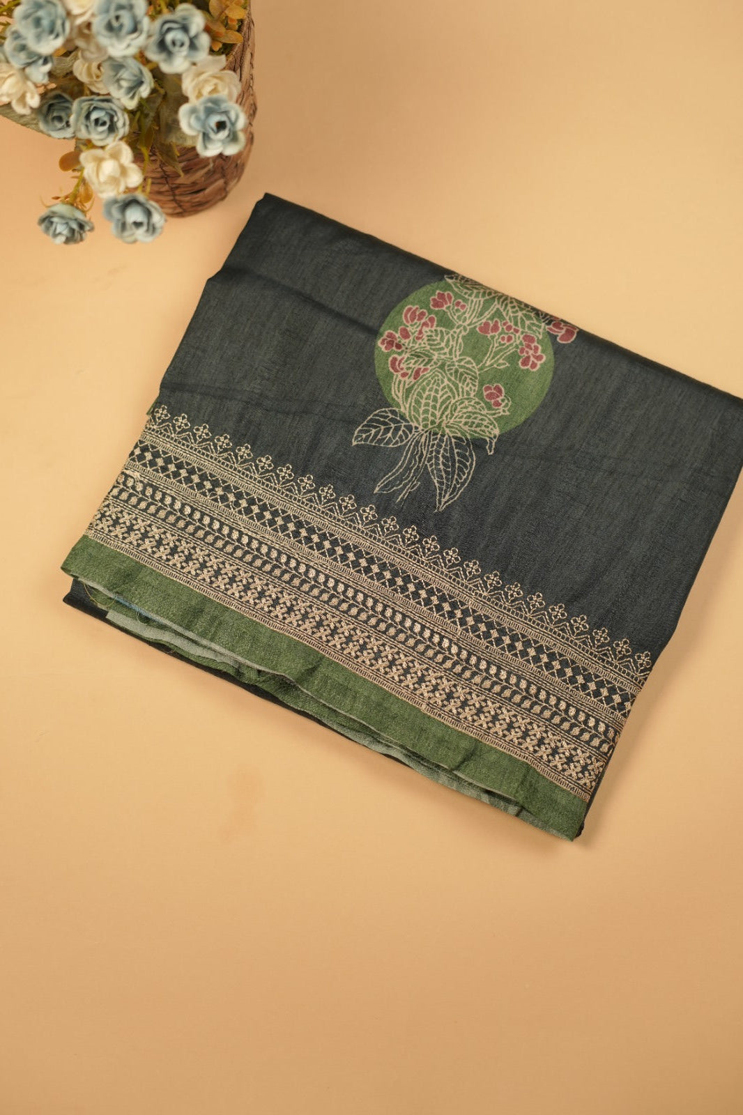Semi Tussar Saree TSA5322