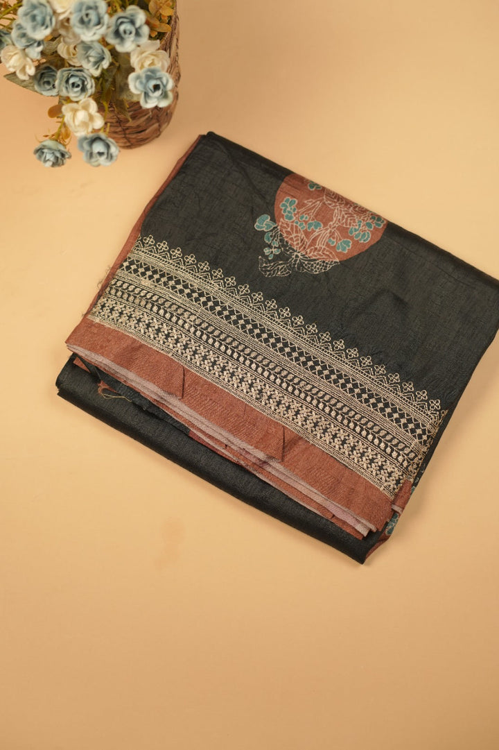 Semi Tussar Saree TSA5322