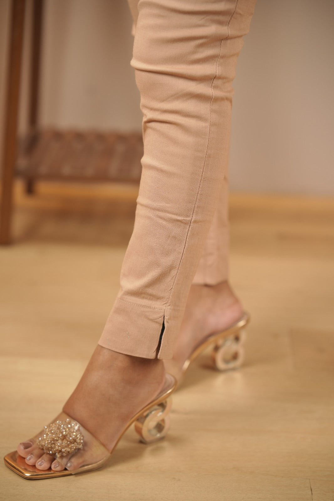 Stright Fit Stretchable Pants TBW0460