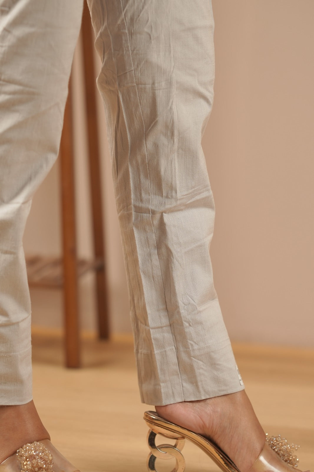 Stright Fit Stretchable Pants TBW0469
