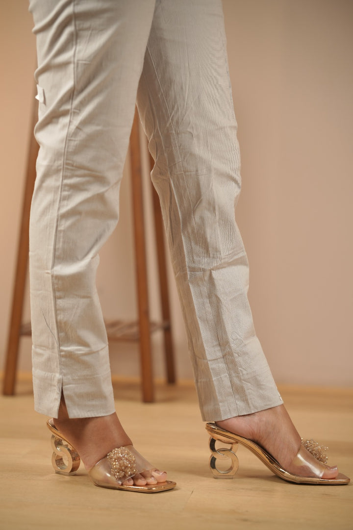 Stright Fit Stretchable Pants TBW0469
