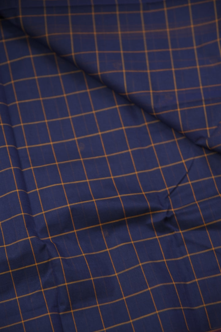 Kanchi Cotton Saree TSA5363 Navy Blue