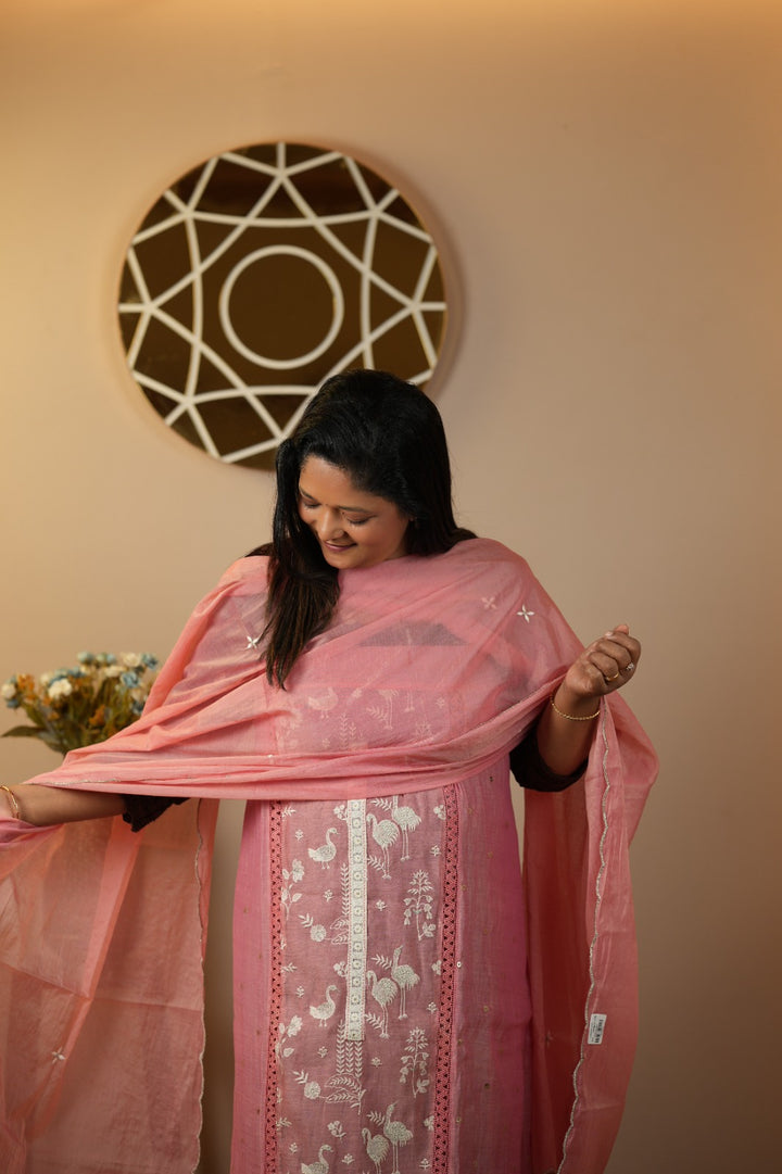 Mul Chanderi  Salwar TSS5370