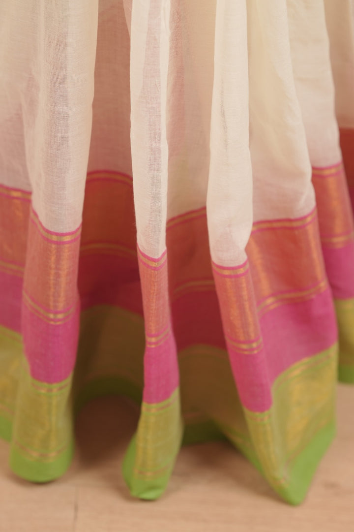 Mul Chanderi  Saree TSA5394