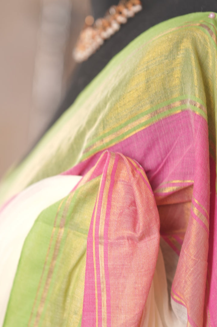 Mul Chanderi  Saree TSA5394