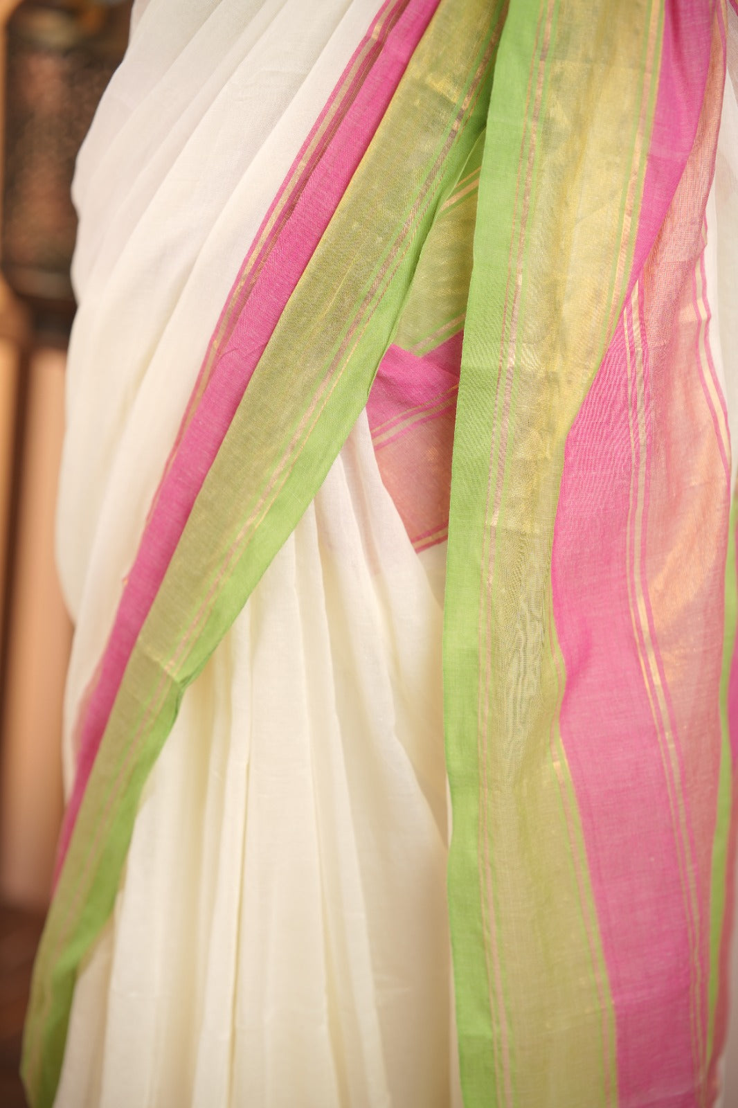 Mul Chanderi  Saree TSA5394